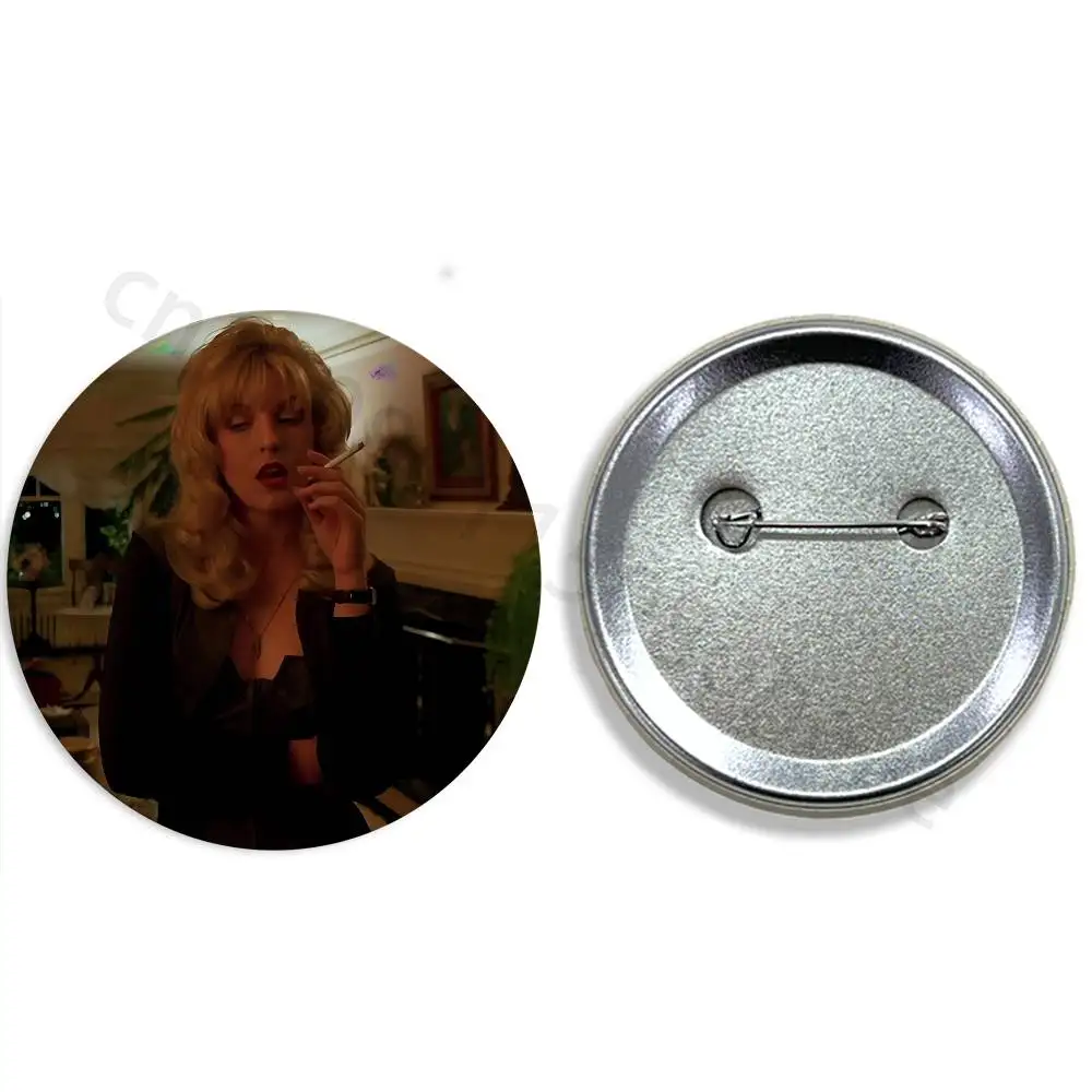 Actors Laura Palmer 32/44/58mm Handmade Pins Round Brooch Badge Backpacks Clothes Jewelry Gifts