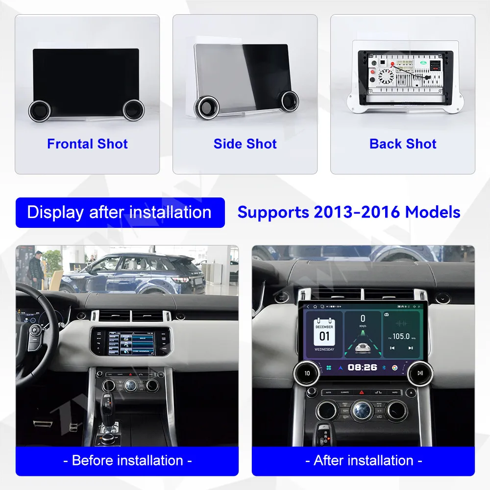 11.5inch Touch HD Screen Android 15 For Land Rover Range Rover Sport 2013-2016 Multimedia Player Stereo GPS Navigation Auto Radi