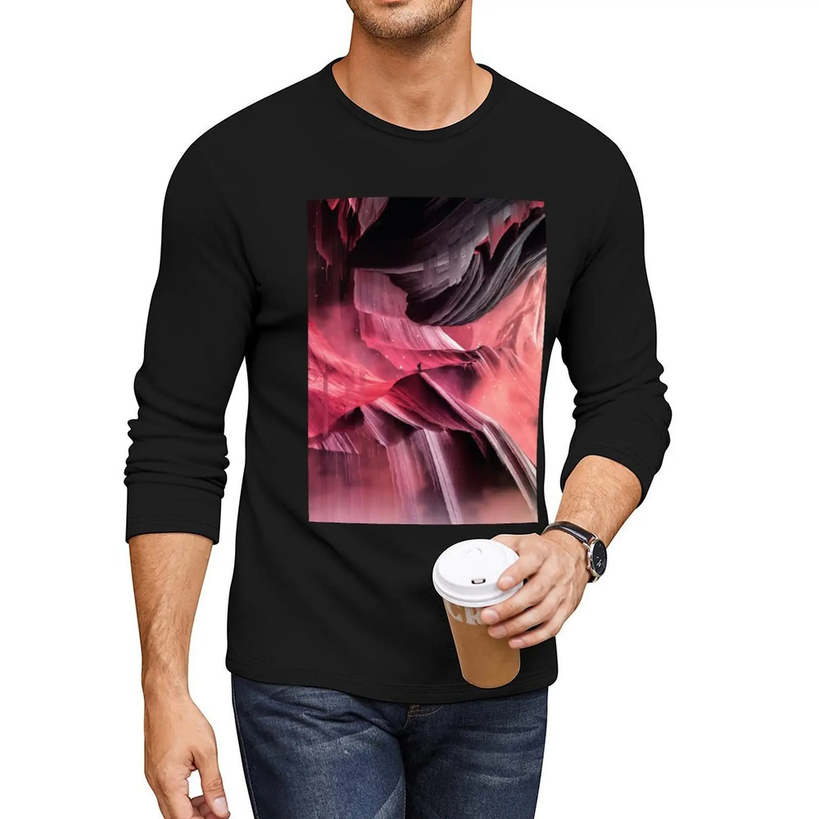 

Return to a place never seen Long T-Shirt black t shirt graphics t shirt anime clothes kawaii clothes mens big and tall t shirts