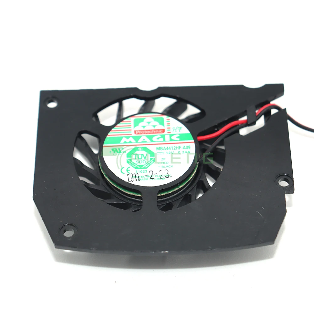 Ventilador de refrigeración para tarjetas gráficas de MBA4412HF-A09, espaciado de agujeros, 34x45x54, 12V, 0.24A, nuevo