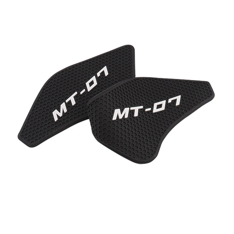 AFNCX Motorcycle Non-Slip Side Fuel Tank Pad Stickers Waterproof Rubber Sticker Accessories For Yamaha MT-07 2021 2022