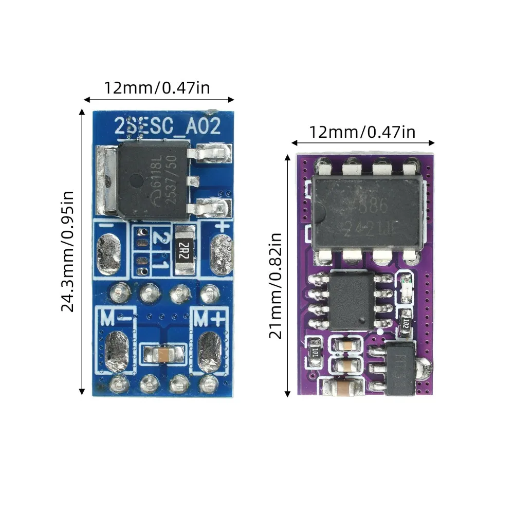 2S-3S Bidirectional Brushed Electronic Speed Controller 7.5A 15A Peak 2-3S LiPo With/Without BEC 5V1A for RC Crawler Racing Car