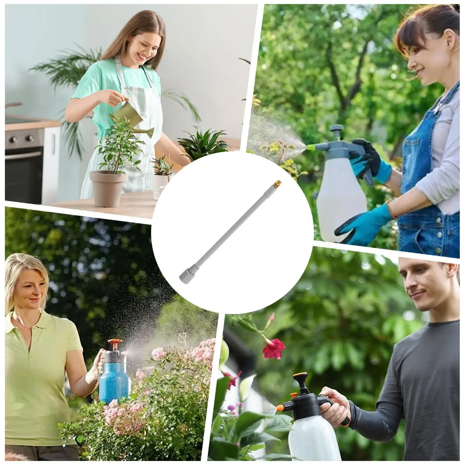 30cm Sprayer Extension Pole Rod Easy to Install Accessories Bendable for Plant Mister Spray Bottle Watering Can Replace Part