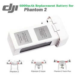 Replacement for DJI Phantom 2 Battery 11.1V 6000mAh Compatible with DJI Phantom 2 Quadcopter Drone for DJI Phantom 2 Vision