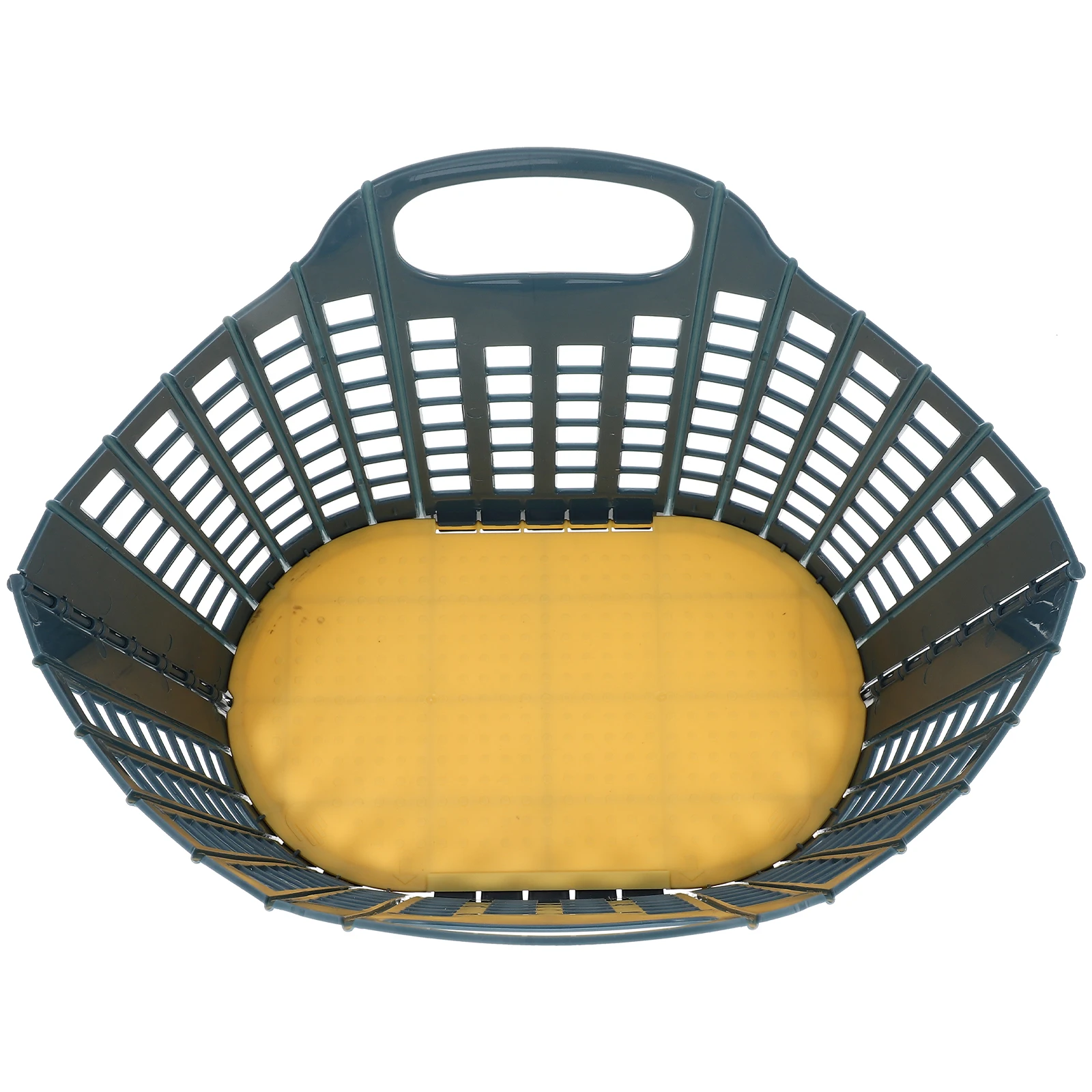 

Handheld Fruit Basket Hollow-Out Design Plastic Storage Basket For Home Kitchen Bathroom Snacks Organizer Multi-Function
