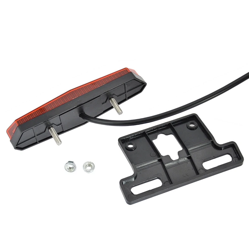 Hot E-Bike Front Brake Rear Light Set 24/36/48V Bike Rack Lamp With Horn Headlight Switch Electric Bike Tail Light