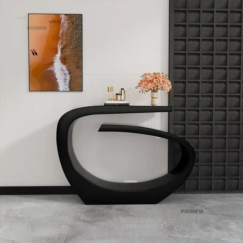 Mesas de consola de entrada europeas, mesa de vista final ultraestrecha de lujo, muebles para el hogar, sala de estar, gabinete de decoración del pasillo del Hotel