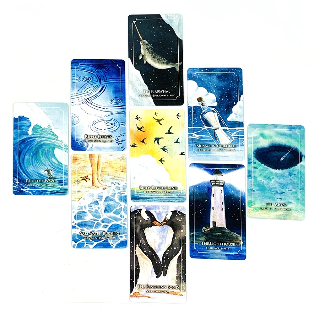 بطاقات أوراكل الأكثر مبيعًا 60 قطعة بطاقات أوراكل النسخة الإنجليزية من التنبؤ العرافة بطاقة أوراكل لعبة تجميع الأسرة