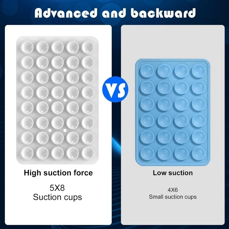 لصور السيلفي ومقاطع الفيديو وسادة ثابتة مزدوجة الوجهين كوب شفط من السيليكون جراب هاتف انفصال حامل سيليكون المطاط مصاصة الوسادة