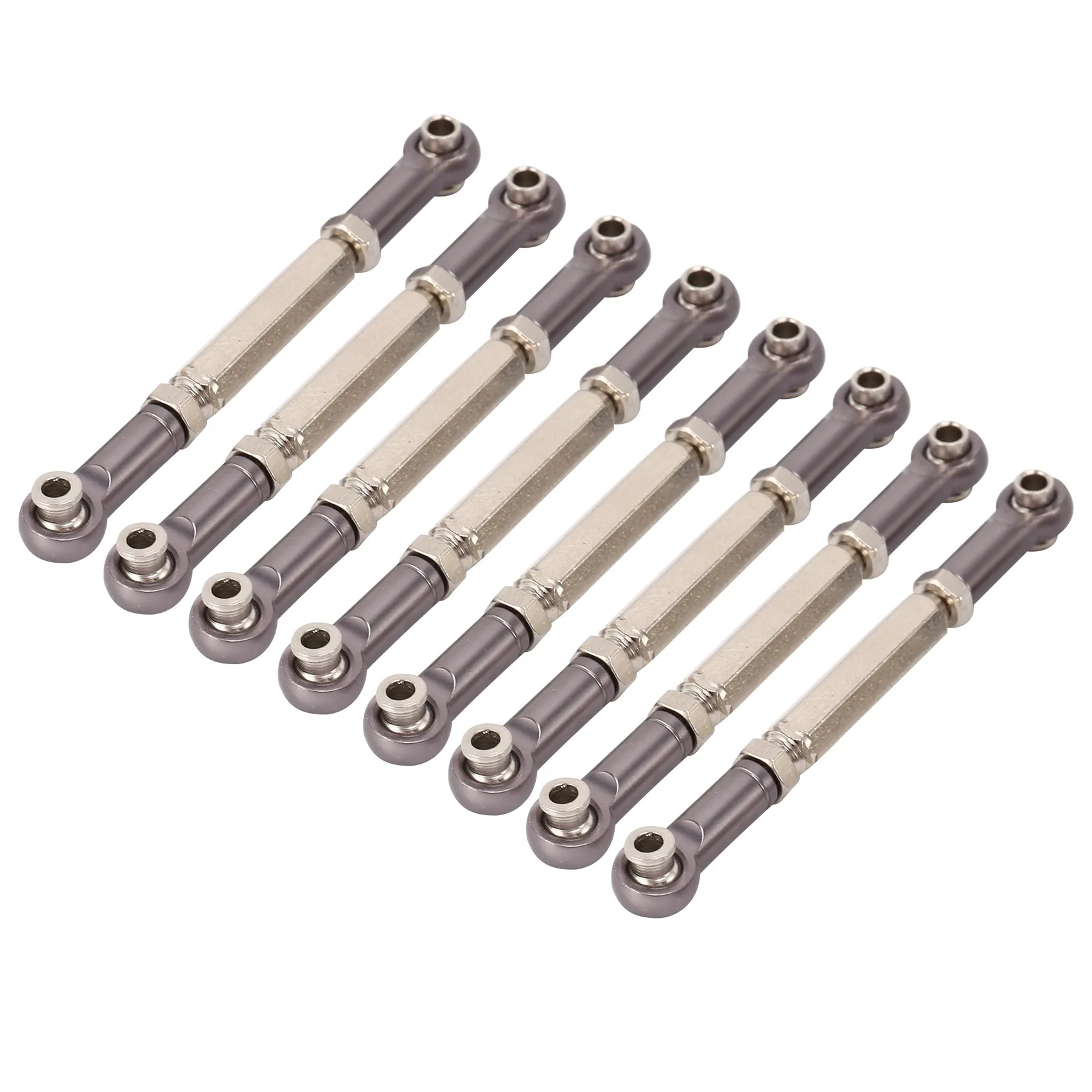 

ABUM-Upgrade металлическая тяга, рулевая тяга, основание тяги, амортизатор для WPL B14 B24 C14 C24 C34 1/16, запасные части для радиоуправляемых автомобилей