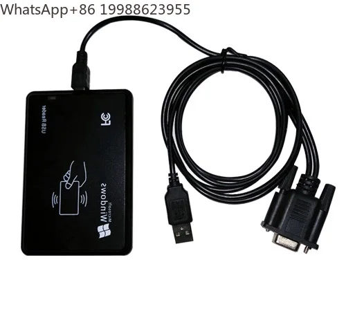 ISO15693 13.56MHz IC Card Reader Desktop Reader RS232 Inerface Compatible