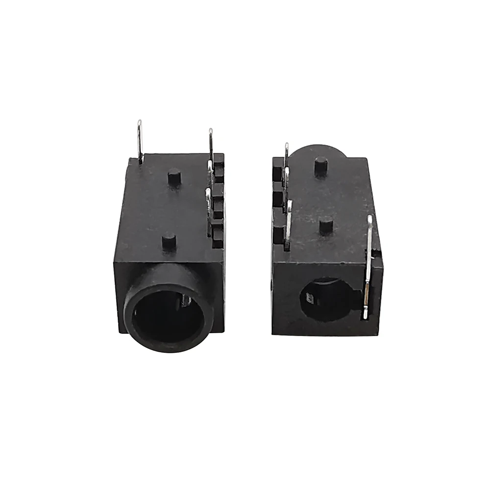 10/20Pcs PJ-320A Black 3.5 mm Headphone Jack Socket Audio Female Connector 4 Pin DIP Audio Interface PJ320A