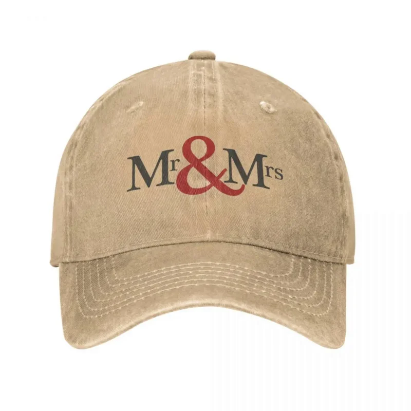 Mr&Mrs Denim Baseball Cap Honeymoon Wedding Men Women Design Trucker Hat Summer Stylish Hiking Fishing Dropshipping Baseball Cap