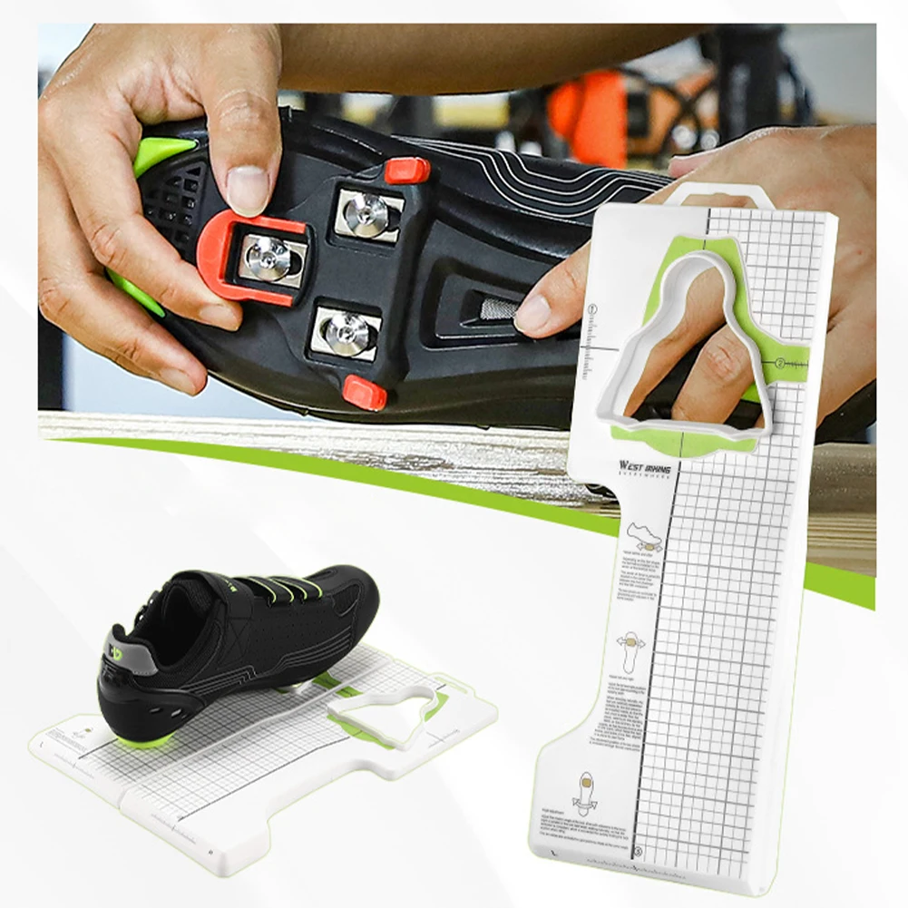 คลิปปรับเครื่องมือปรับท่าทางเท้าการซิงโครไนซ์สีขาวมุมจักรยานเหยียบ Cleat ปรับง่ายซ้าย MTB