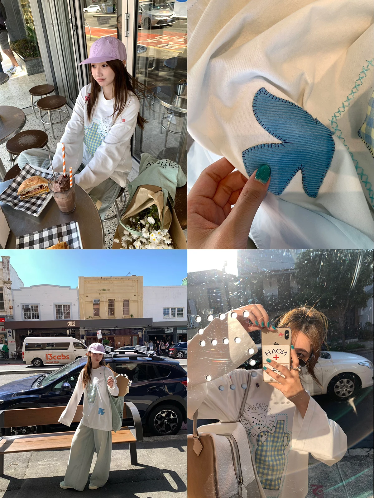 

Свитшот Vcruan Axi Autumn Long Sleeve с вышивкой в виде потертой бутылки, хлопковый, с круглым вырезом, в стиле Lazy Eye