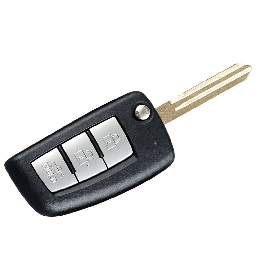 Remote Flip 3 Button Car Key Cover Fob Holder Shell Case Housing Bag Fit For Nissan Qashqai Juke Micra X-Trail