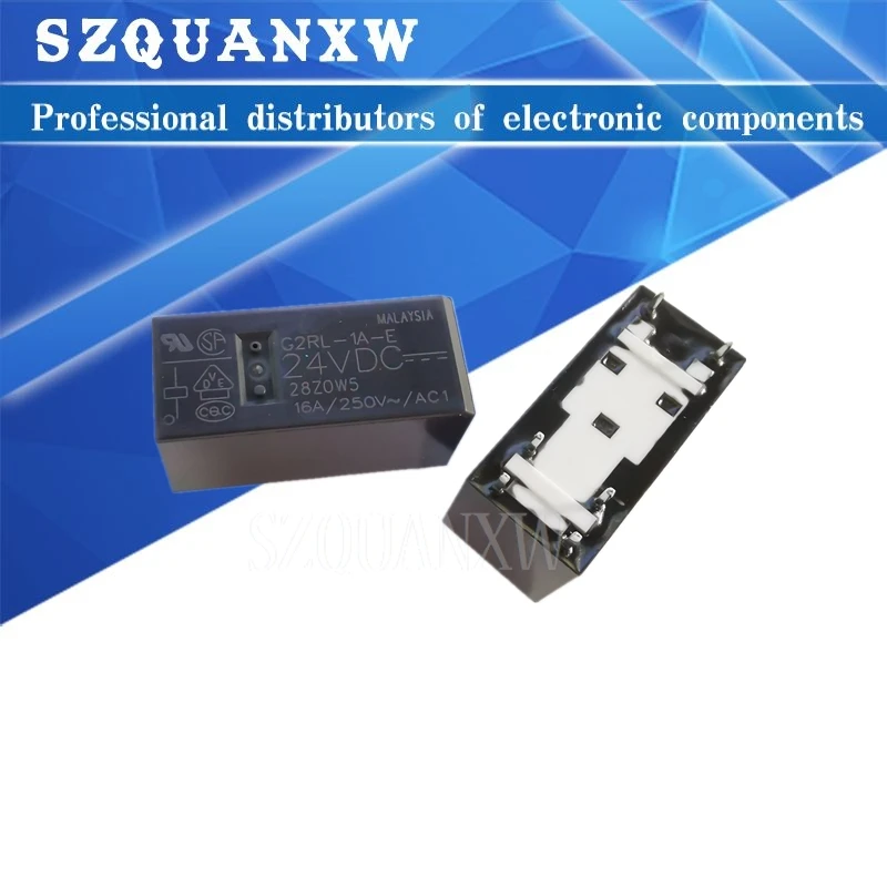 

5PCS RELAY6PIN G2RL-1A-E 12VDC G2RL-1A-E 24VDC G2RL-1A-E 12V 24V 16A Brand new and original relay