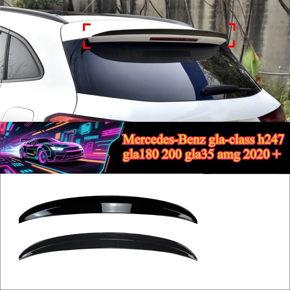

For Mercedes-Benz gla-class h247 gla180 200 gla35 amg 2020 + spoiler wing tail low wind resistance cool car exterior diffuser
