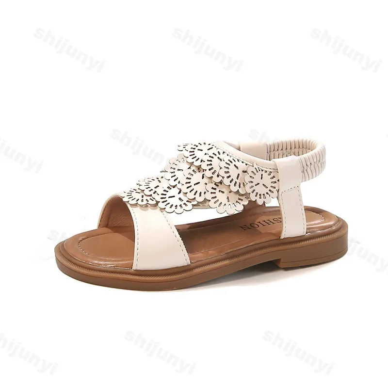 صنادل صيفية لعام 2025 للفتيات أحذية الأميرة غير الرسمية ذات النعل الناعم سهلة الارتداء مريحة وخفيفة الوزن ونعل ناعم أحذية رياضية للشاطئ في الهواء الطلق #6