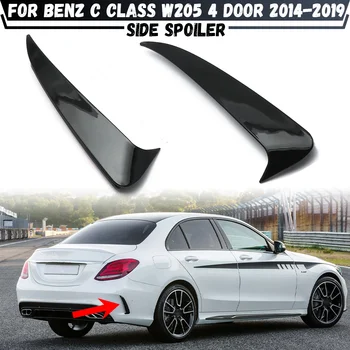 Dla Mercedes-Benz C-Class W205 C43 C63 AMG 2014-2019 Tylna listwa wentylacyjna Zderzak Listwa boczna Canards Fin Splitter