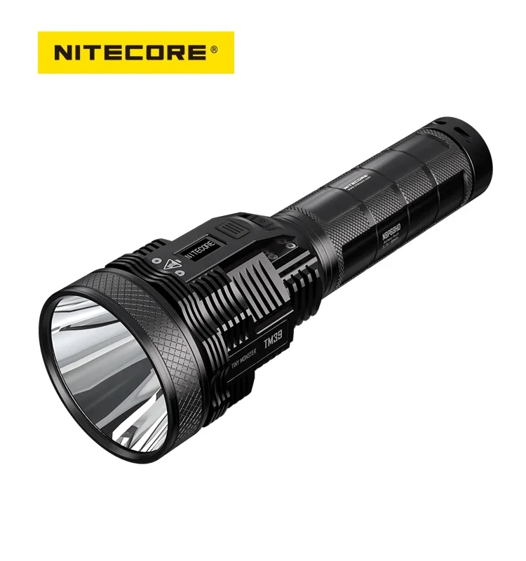 NITECORE 5 Years Warranty TM39 5200 Lumens 1500 m Beam Distance Battery Pack IPX8 Handheld Shoulder Searchlight Flashlight