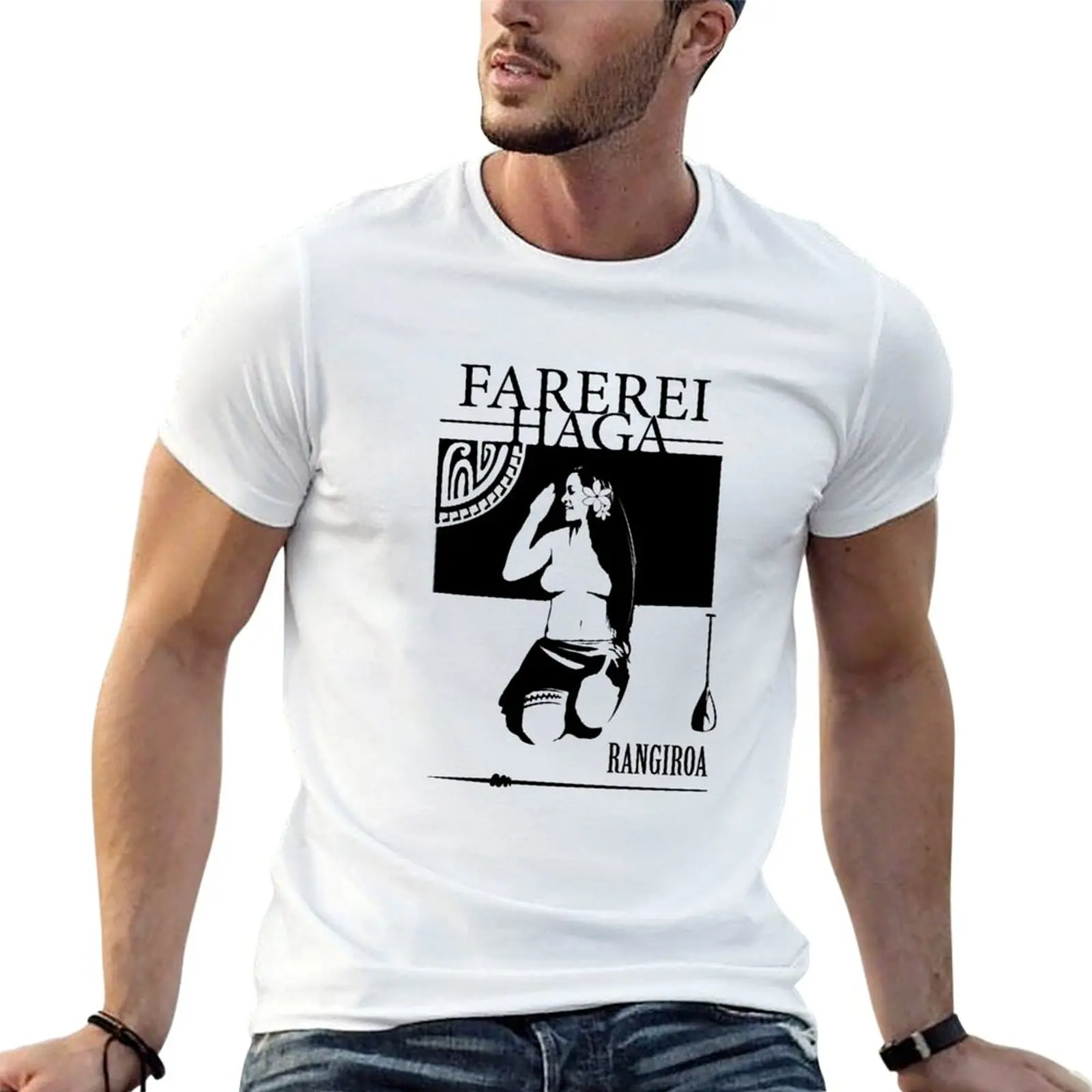 Souvenir FAREREI HAGA edição 2017 Camiseta masculina para homens, camiseta casual masculina de algodão, camisetas de anime para homens, camiseta