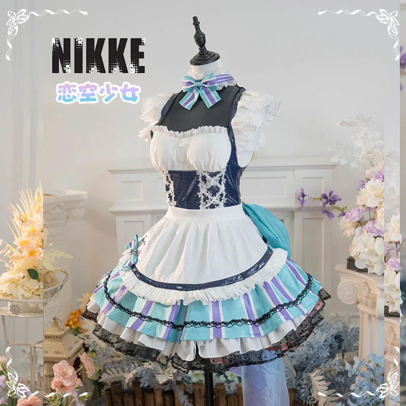 

NIKKE: Богиня Победы Nikke Косплей Костюм Русалка Лолита Платье Хэллоуин Играть Ролевая Одежда Одежда