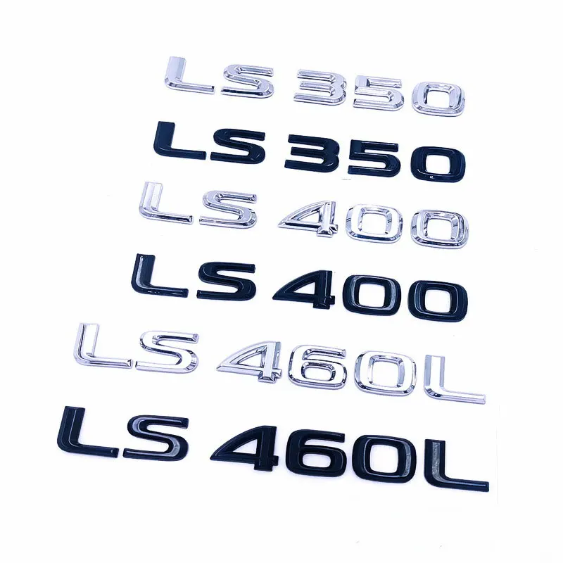 

Car Sticker Rear Trunk Tail Label Badge Emblem Decal Letter Number Emblem For Lexus CT200h HS250h GX460 GX470 NX300 ES260 IS350