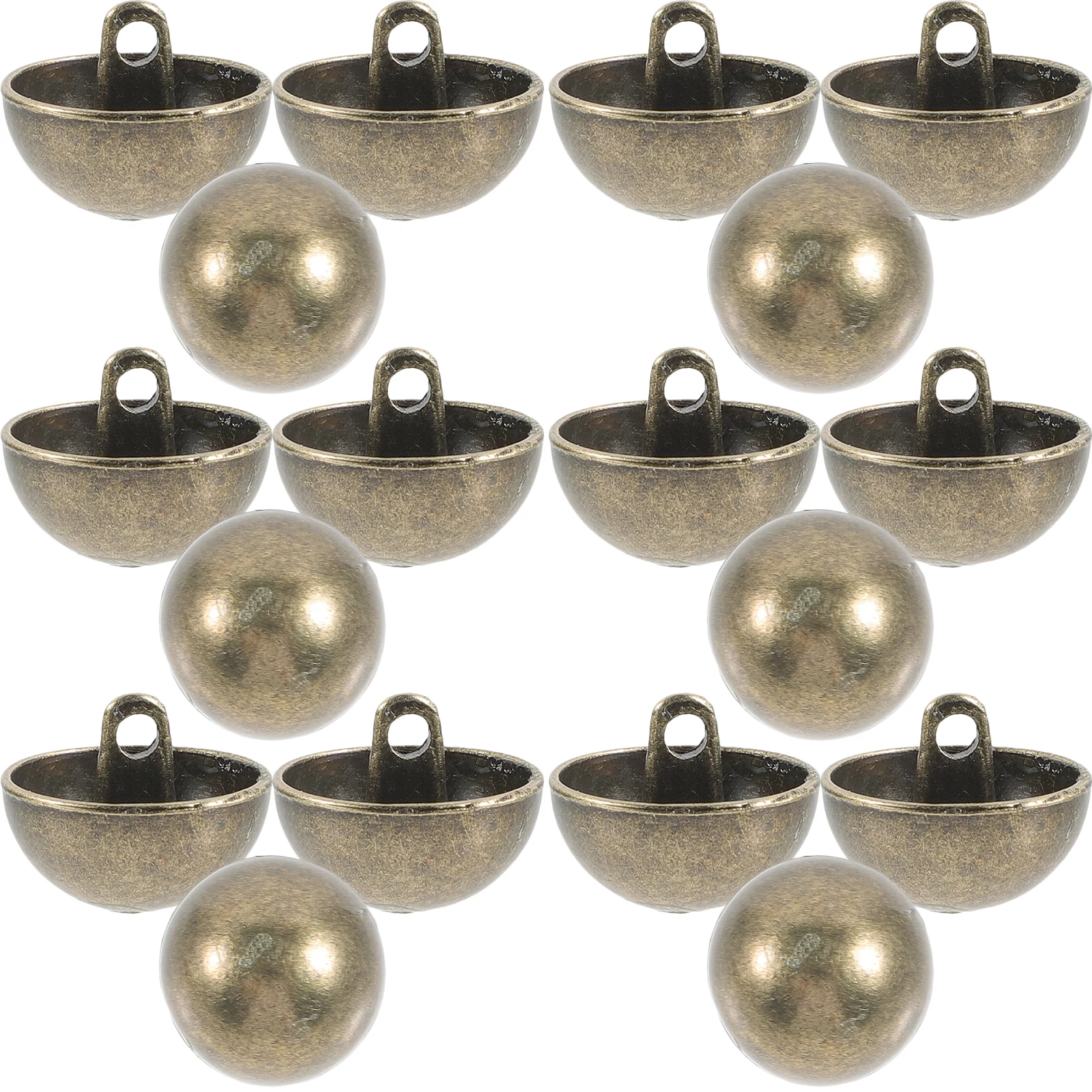 

50 Pcs Buttons 15mm Size Hand Jeans Button Sewn for Jeans Coats Vintage Alloy Replacement Sewing DIY Fashion Rivets