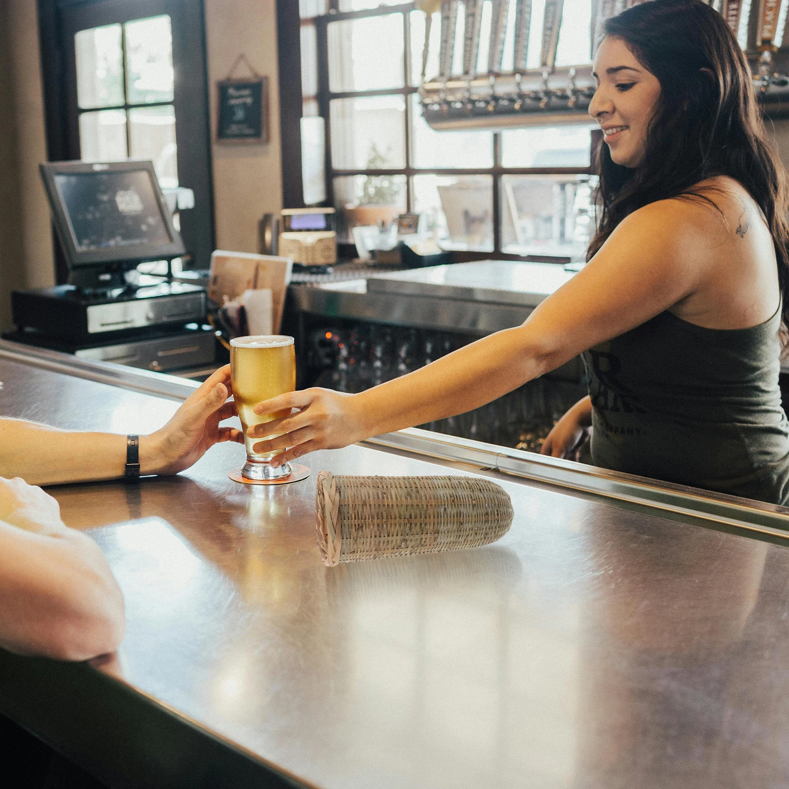 

Bamboo Brewing Filter Basket Woven Wine Strainer Cylinder Easy Clean for Homebrew and Small Breweries Filter Container