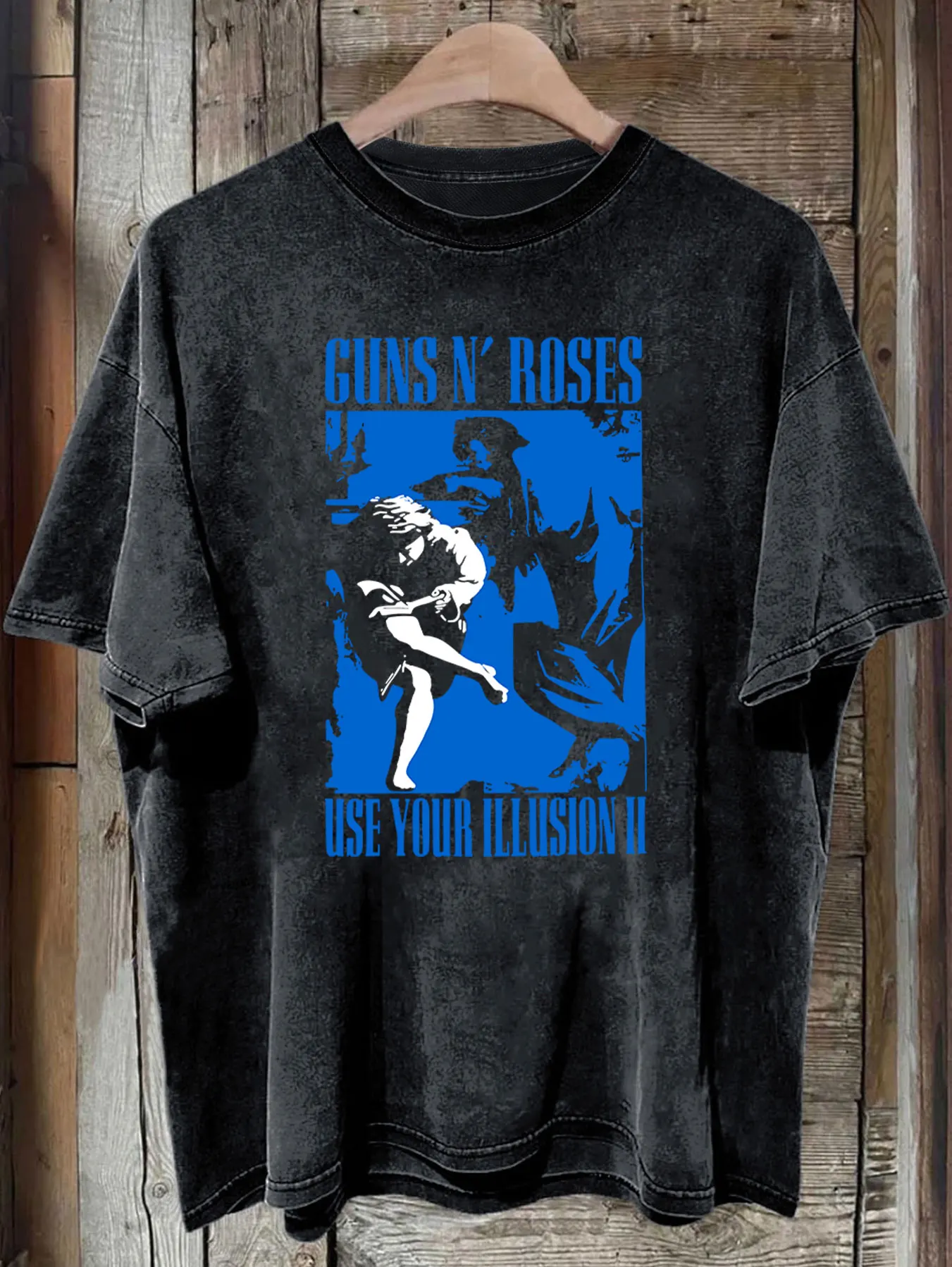 Guns N' Roses Grafik-T-Shirts, High-Street-Stil, Unisex, Y2k, Damenkleidung, Rock Washed, Vintage-T-Shirts, Tops, Shirts – Detail 3