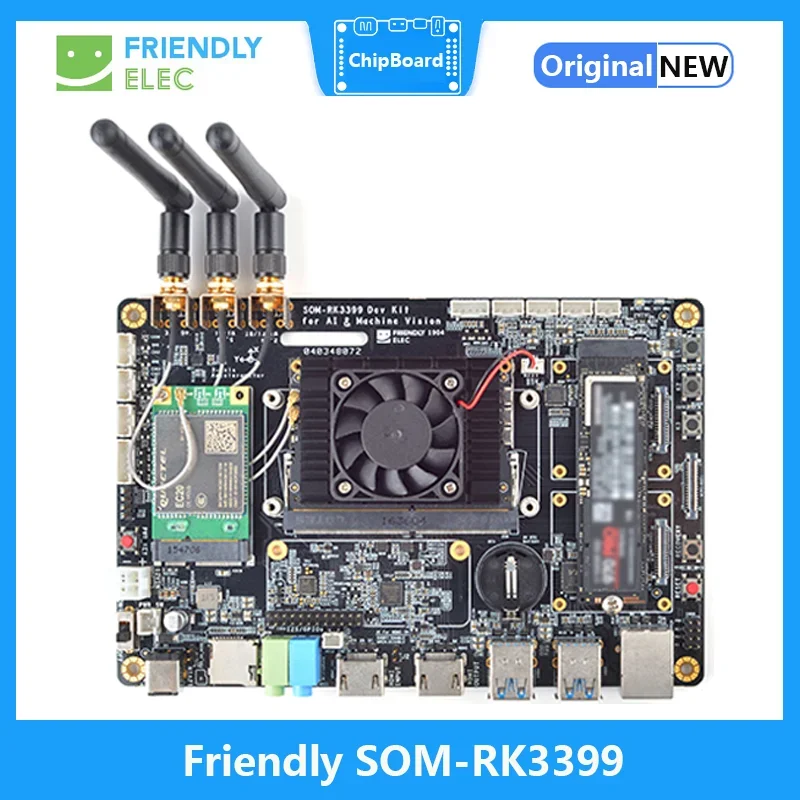 Friendly SOM-RK3399 V2 4GB memory 16GB flash memory HDMI IN dual MIPI dual frequency WiFi