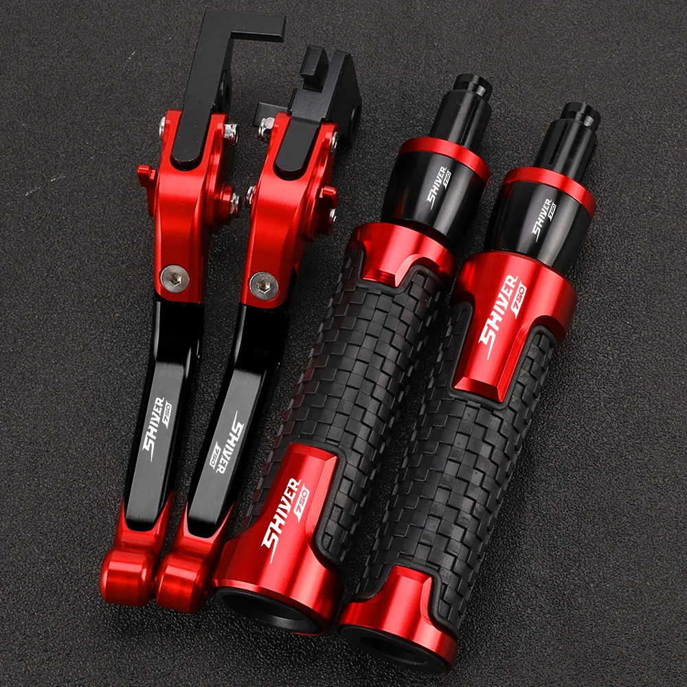 

For APRILIA SHIVER750 SHIVER 750 2006-2016 Motorcycle CNC Aluminum Adjustable Brake Clutch Levers Handlebar Handle Grips Ends