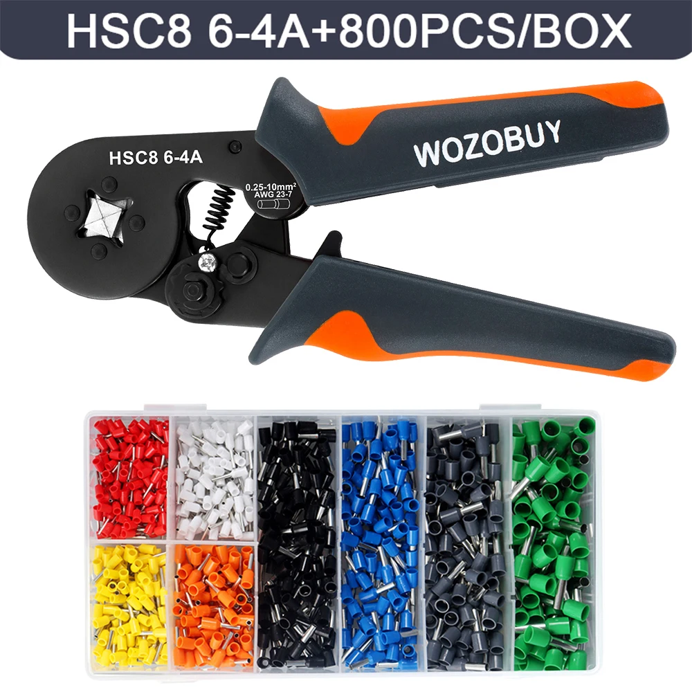 Ferrule Crimpen Werkzeug HSC8 6-4/6-6 Elektrische Crimper Zange Für Draht Ende Crimp Rohr Terminals Elektrische Schaltung Reparatur