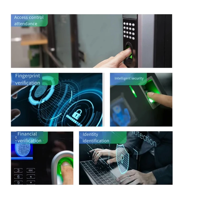 T36C  Fingerprint Identification Module ZW0608 Square Semiconductor Capacitive Fingerprint Acquisition Sensor Switch Module