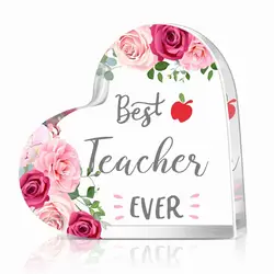 Teacher Appreciation Gifts Best Teacher Ever Keepsake Thank You Teacher Paperweight