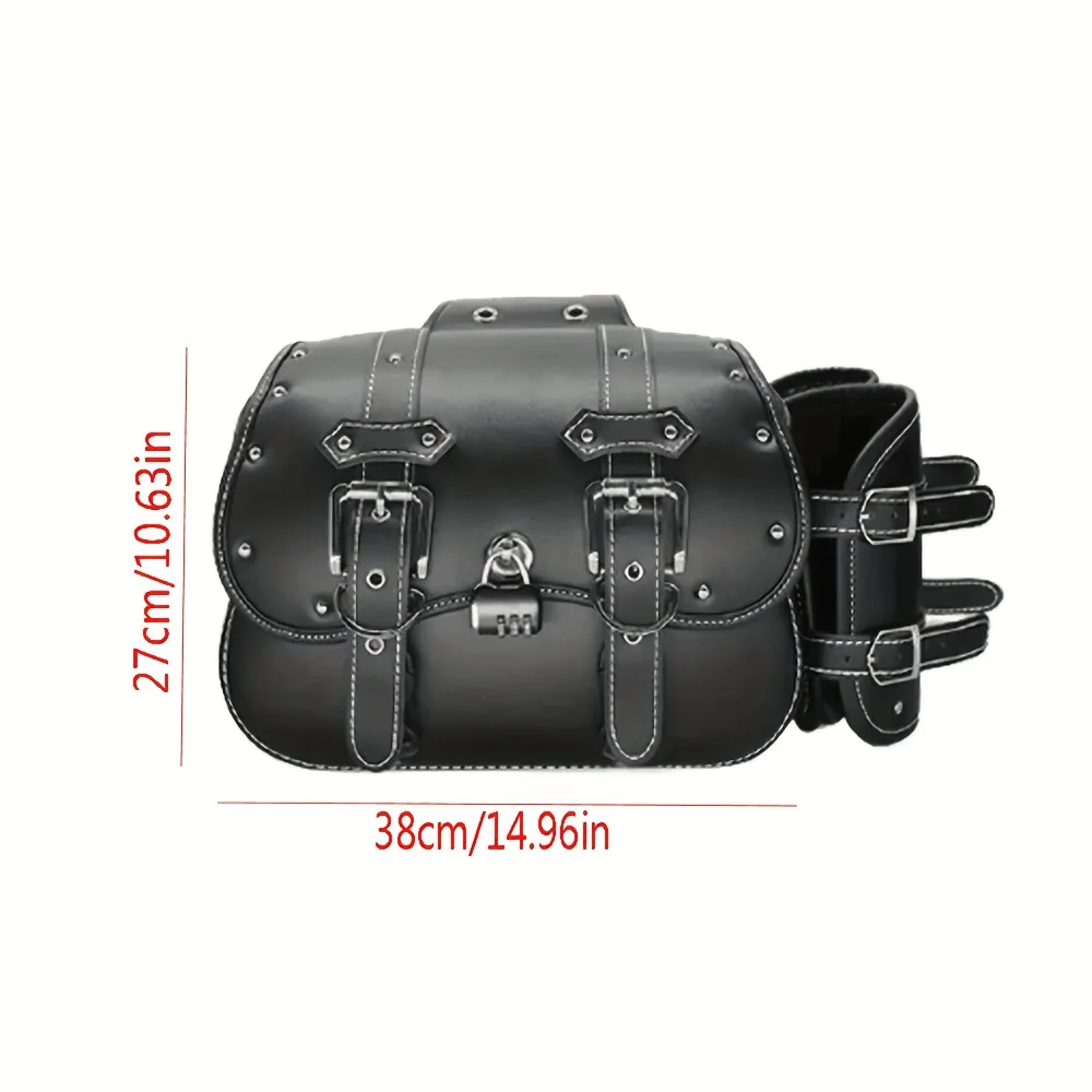 Motorcycle Universal Retro SaddleBag Large Capacity Motorbike Side Bags Storage Tool For Harley Honda Yamaha Suzuki