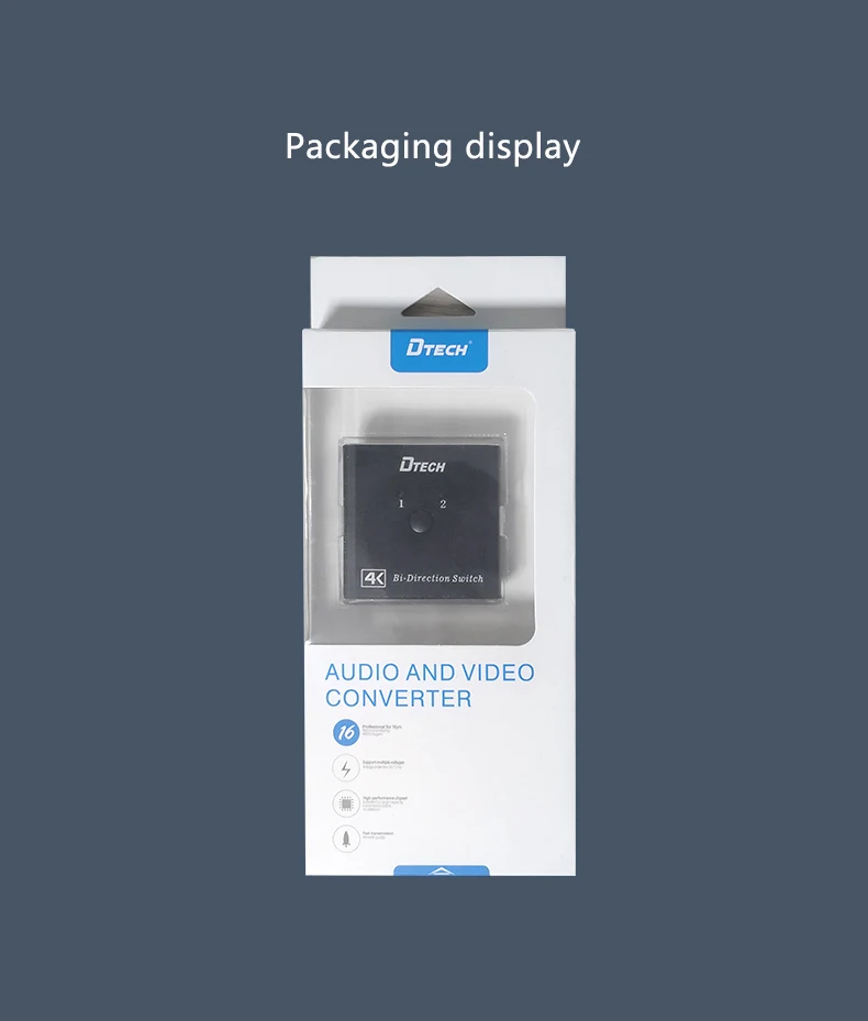 2 STKS DTECH Nieuwe 4k @ 30hz HD Display Tweeweg Transmissie 2 In 1 Out En 1 In 2 Out Video Hdmi Switcher