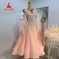Modern Dance Costumes for Women Customized Ballroom Dancing Waltz Competition Dresses Girl's Dance Hall Performance Clothing