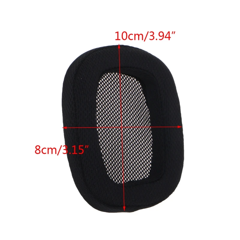 1 par de almofada de ouvido macia almofada de esponja capa de substituição de almofadas de espuma macia para fones de ouvido