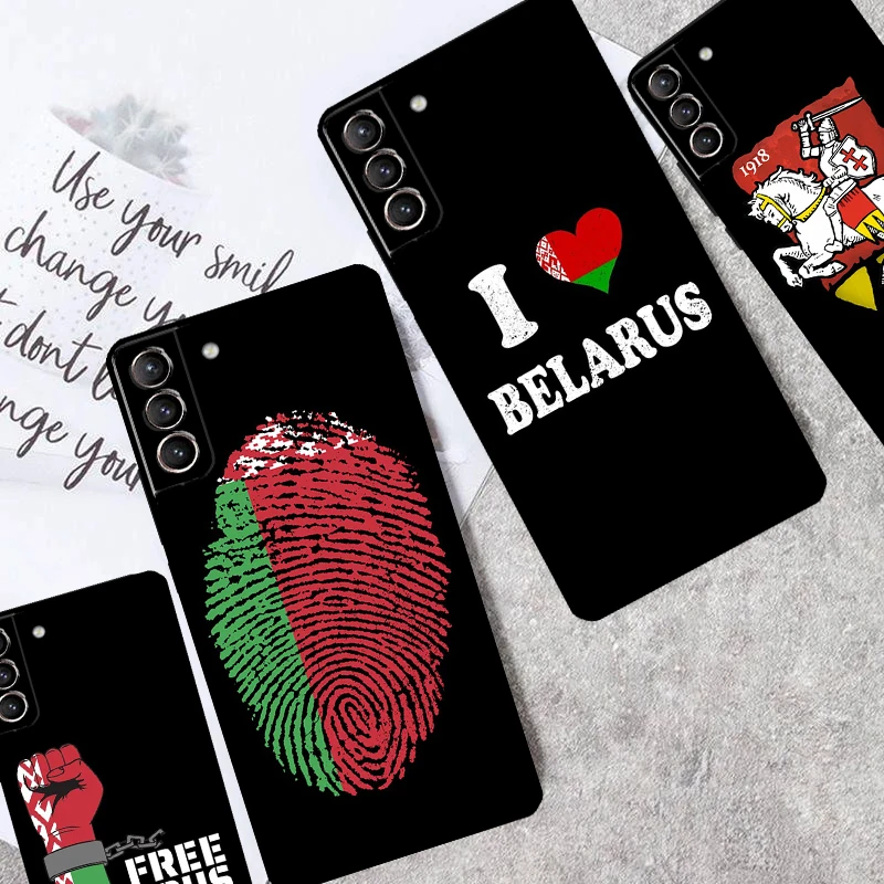 Belarus Flag Case For Samsung Galaxy S24 S23 Ultra S22 S20 S21 FE Note 20 10 Plus S8 S9 S10 Phone Cover