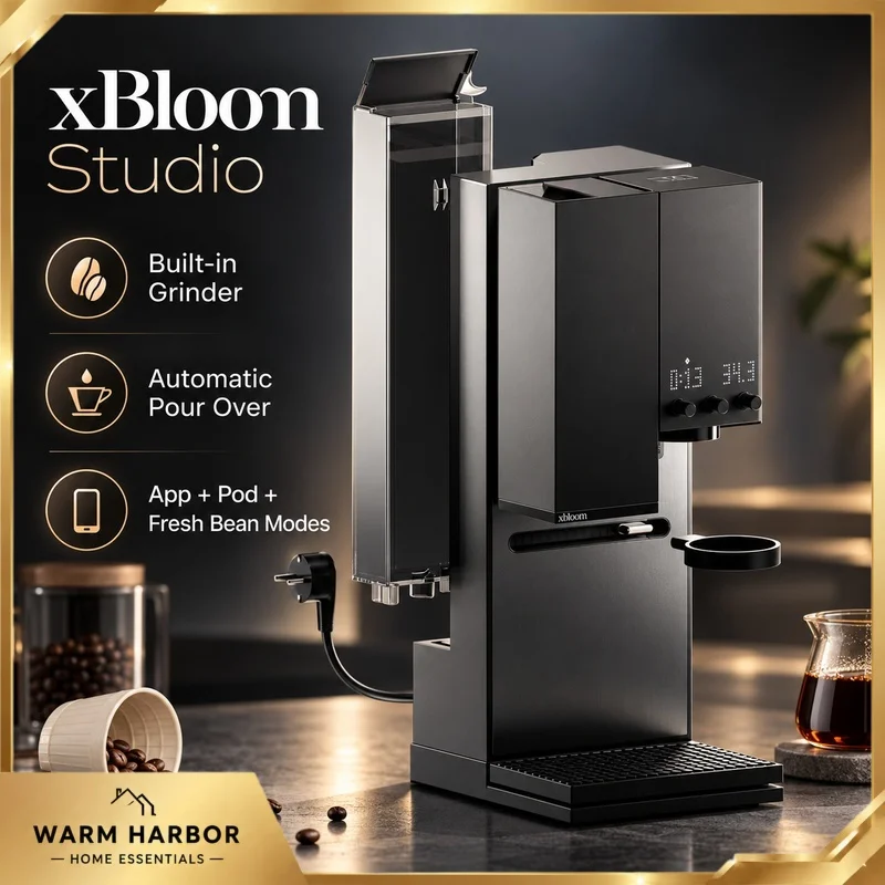 Xbloom Studio Automatic Pour Over Coffee Machine Capsule Brewer With Grinder All In One Home Coffee Maker Barista Brewing System