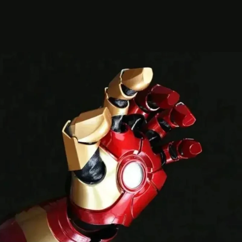 47 ซม.1/1 Iron Man MK42 XLII คอสเพลย์อุปกรณ์เสริมสวมใส่ไฟ LED แขนถุงมือ Cattoys Mark42 เกราะมือคอสเพลย์เครื่องแต่งกาย PROP
