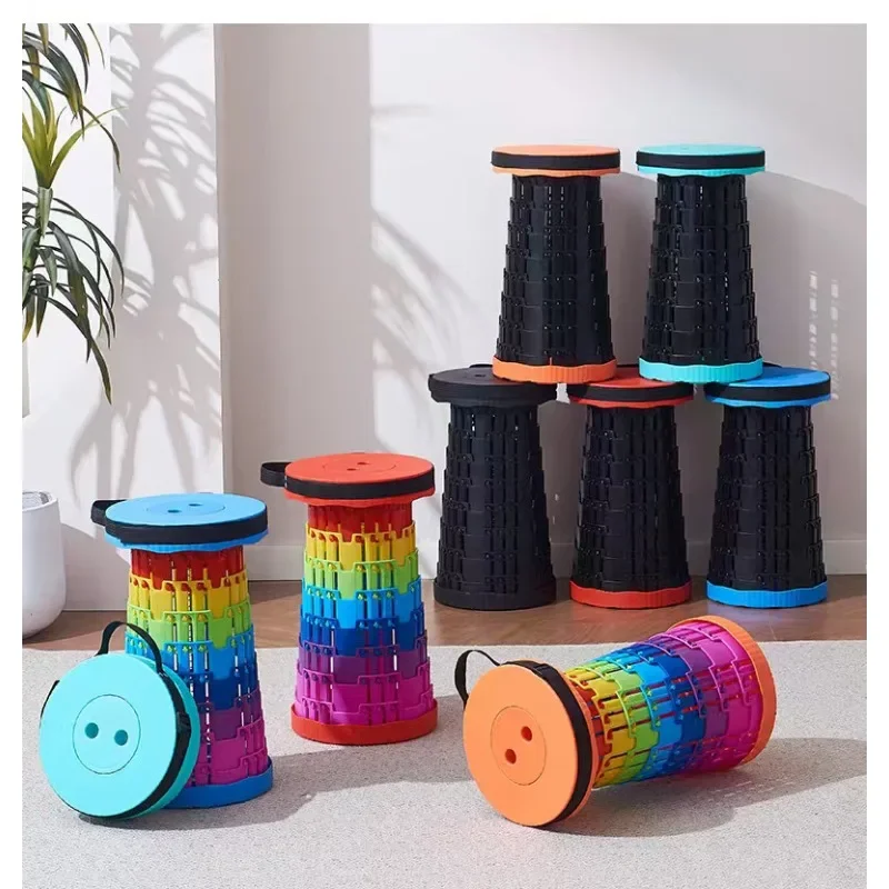 【セール中】売れ筋の折りたたみスツール、ポータブル伸縮式スツール、待ち行列用釣り用スツール、アウトドアキャンプや旅行用のポータブルチェア