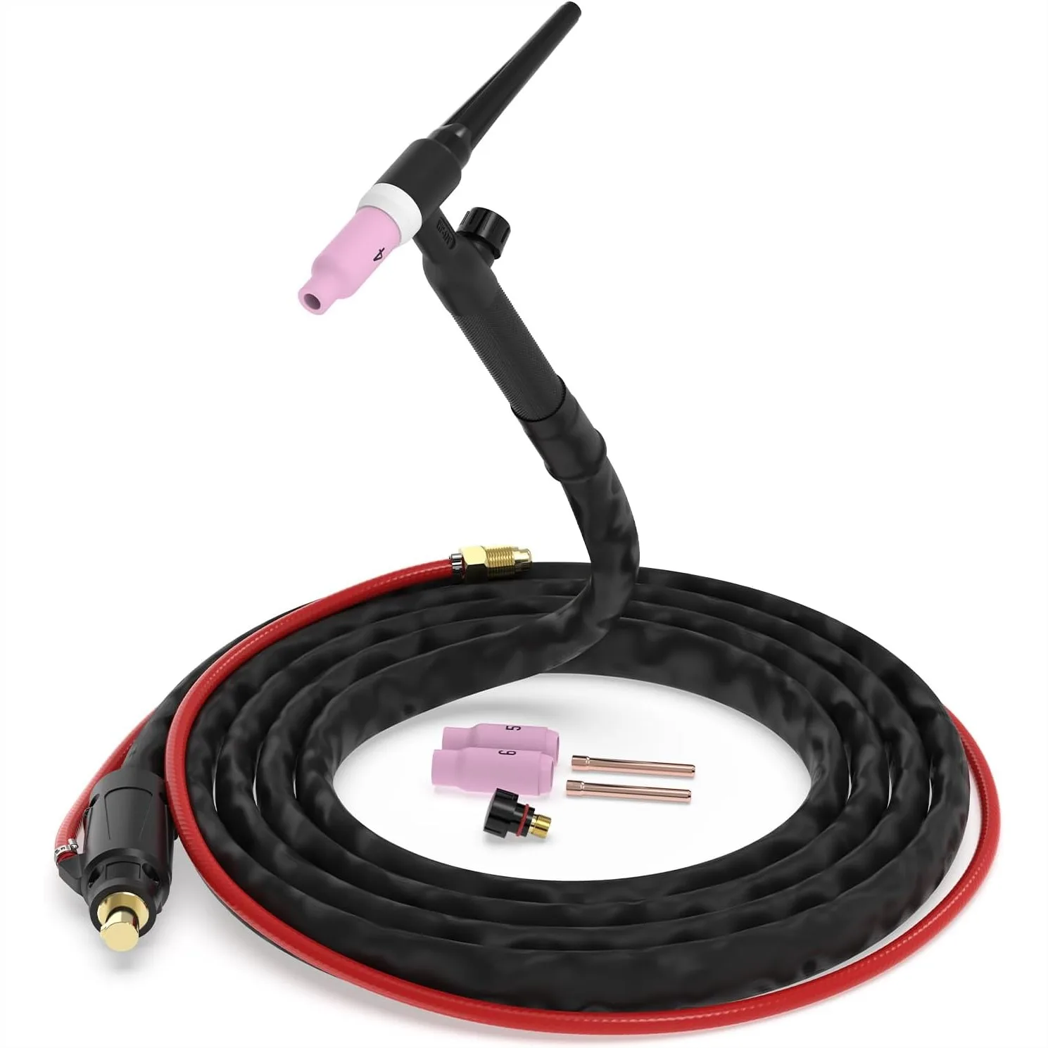 

TIG Welding Torch WP-17V 13ft 150Amp Air Cooled Lift TIG Torch, 35-50mm² Quick Plug, Compatible with YESWELDER MIG/ARC Welders