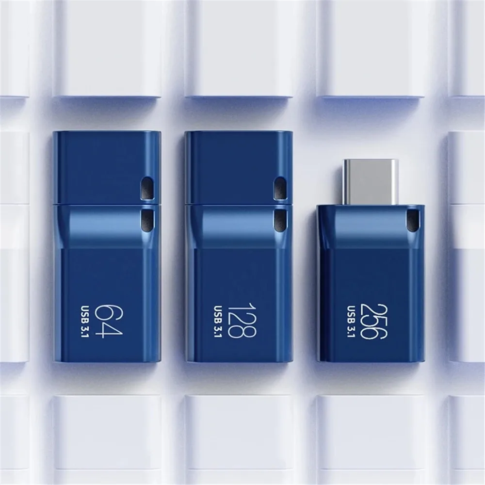 SAMSUNG سامسونج Type-C USB فلاش حملة 256G 128G 400 برميل/الثانية 64GB القلم محرك USB 3.1 بندريف ذاكرة عصا للكمبيوتر/دفتر/الهاتف الذكي/قرص