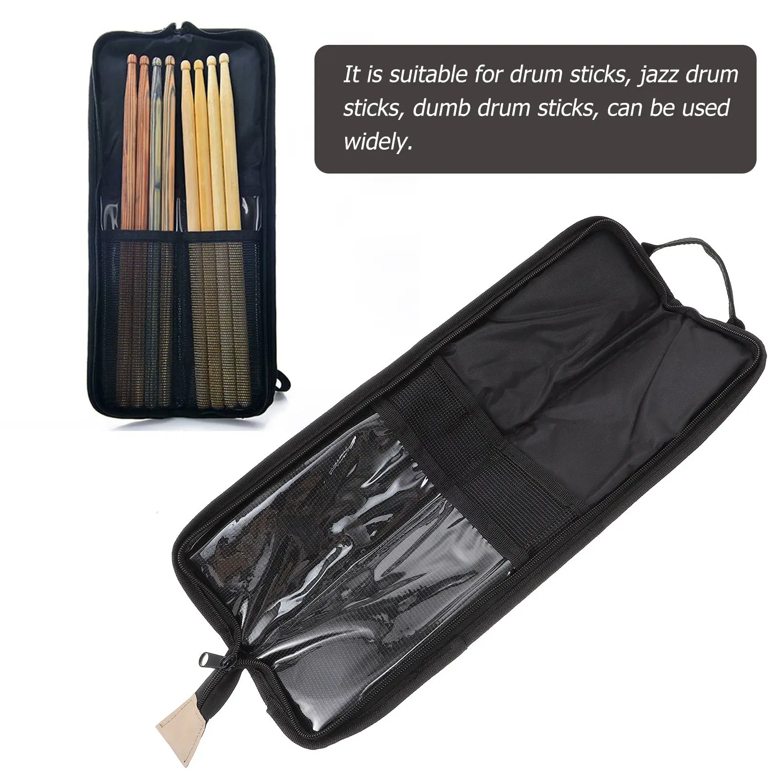 Durable Drumstick Bag Portable Holder for Easy Transport Protective Storage Pouch Ideal for Musicians On the Go