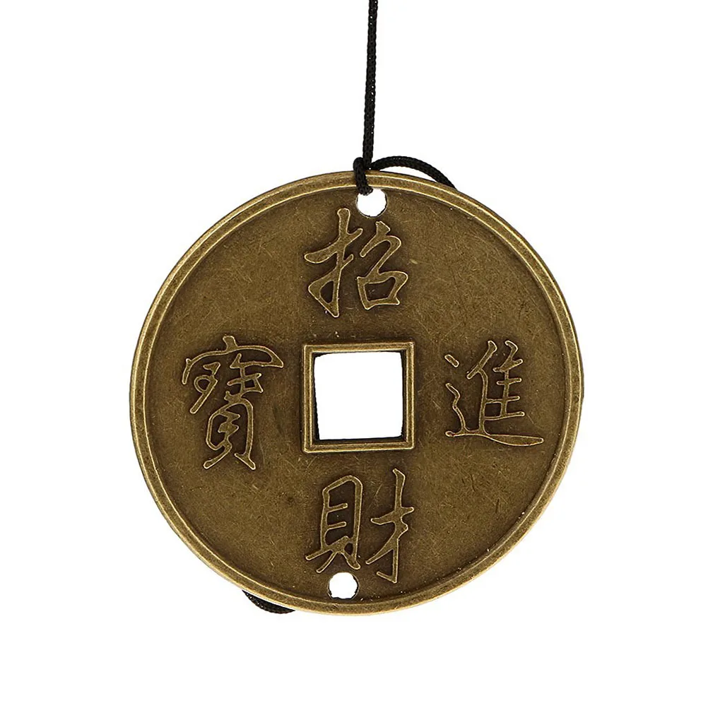 

Copper 5 Bells Wind Chime Home Decor Outdoor Hanging Blessing Happiness Pleasant Sound Garden Accessory