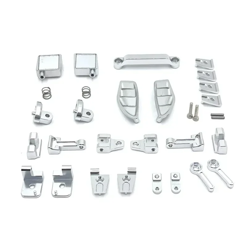 Esclusivo per MJX 1/12 H12Y/H12Y+ RC Cars 41g Parti decorative per carrozzeria in metallo realizzate in alluminio 6061 per aggiornamento e modifica