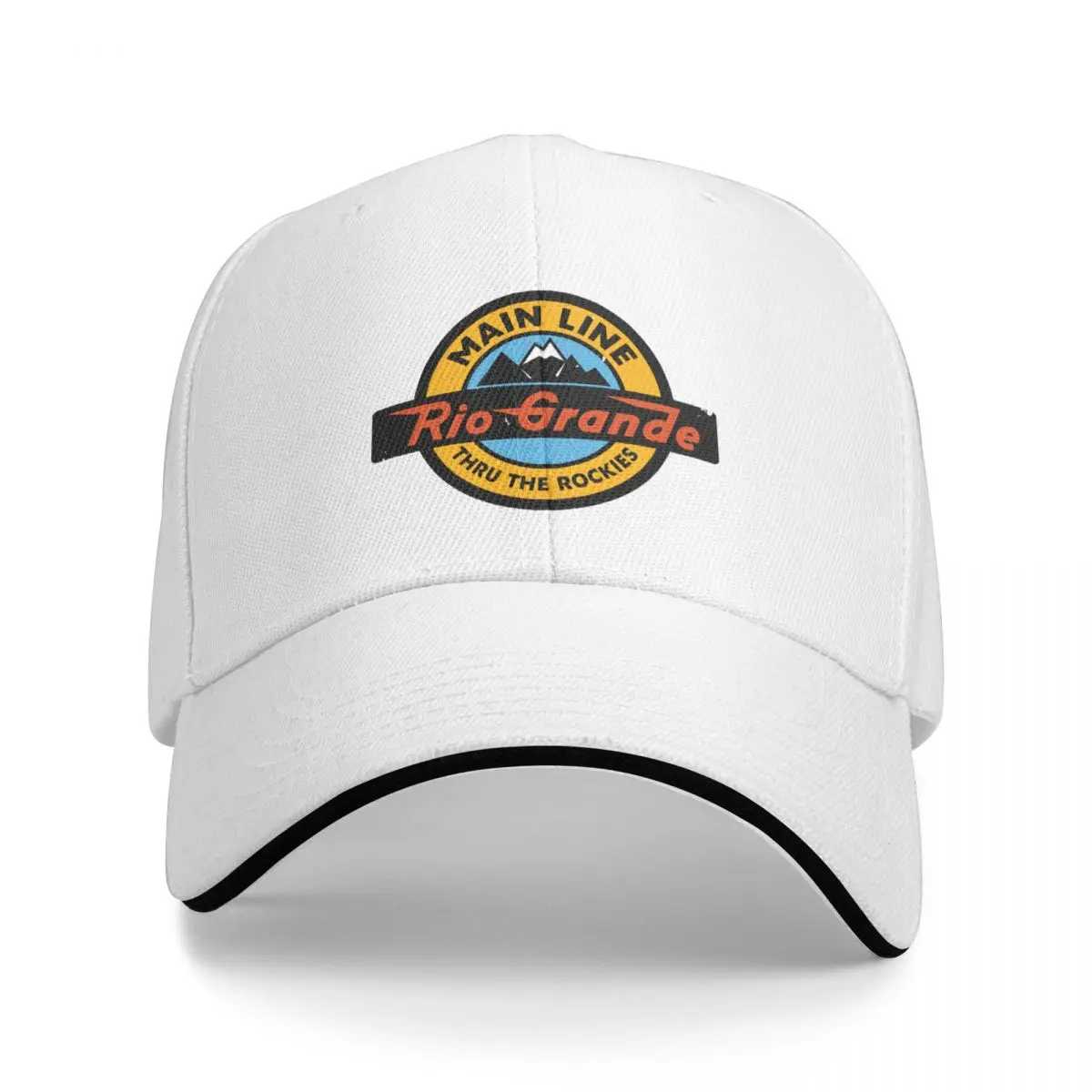 Denver and Rio Grande Western Railroad T-Shirt Baseball Cap sun hat Trucker Cap Golf Wear Men Women's